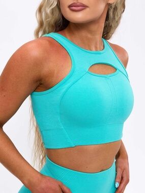 Buffbunny Form Reversible Seamless Sports Bra - Airhead Aqua
